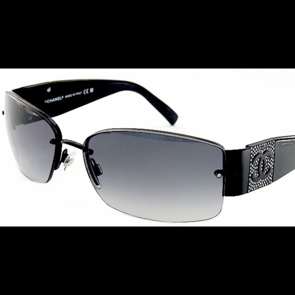 CHANEL 4117B Men’s Sunglasses (Black)